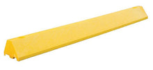 Load image into Gallery viewer, 4ft Standard Recycled Plastic Parking Stop with Steel Spike Hardware for Asphalt Installs, Yellow - CS4S-SY