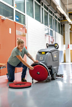 Load image into Gallery viewer, Kärcher 9.808-091.0 B 50 W Bp walk-behind floor scrubber in use