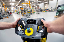 Load image into Gallery viewer, Kärcher 9.808-091.0 B 50 W Bp walk-behind floor scrubber in use