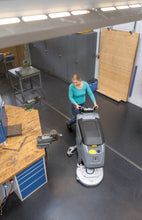 Load image into Gallery viewer, Kärcher 9.808-091.0 B 50 W Bp walk-behind floor scrubber in use