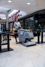 Load image into Gallery viewer, Kärcher 9.176-020.0 B 50 W Bp walk-behind floor scrubber in use