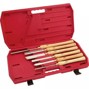 Steelex Plus D2304 - 6 Pc. Deluxe HSS Lathe Chisel Set