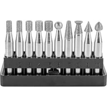 Load image into Gallery viewer, Steelex Plus D2470 - Diamond Burr, 10 pc. Set 1/4&quot; Shank