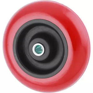 Steelex D2651 - 3" Red Polyurethane Wheels