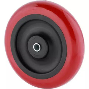 Steelex D2653 - 5" Red Polyurethane Wheels