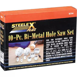 Steelex Plus D2784 - Bi-Metal Hole Saw Sets - 10 pc.