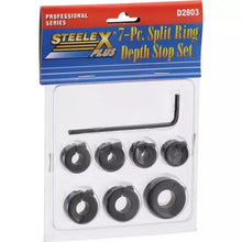 Load image into Gallery viewer, Steelex Plus D2803 - 7 pc. Split Ring Depth Stop Set