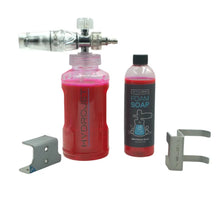 Load image into Gallery viewer, MTM Hydro HydroJet Clear Foam Cannon, with Wall Bracket, Cradle, and Soap - 14.1000