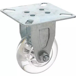 Shop Fox D4536 - 2" Non-Marring Fixed Caster, Plate Mount