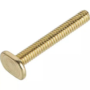 Steelex D4841 - 1-3/4" Brass Plated T-Slot Bolts, 10 pk.