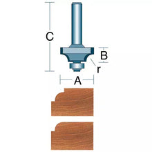 Load image into Gallery viewer, Roman Carbide DC1157 - 1/16&quot; Radius Beading 1/4&quot; Shank