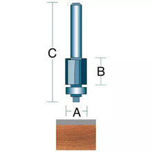 Load image into Gallery viewer, Roman Carbide DC1225 - 22mm Laminate Flush Trim 1/4&quot; Shank