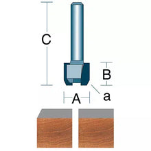 Load image into Gallery viewer, Roman Carbide DC1227 - 1/2&quot; Flush / Bevel Trim 1/4&quot; Shank