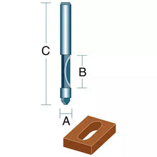 Load image into Gallery viewer, Roman Carbide DC1249 - 1/4&quot; Single Flute Panel 1/4&quot; Shank