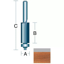 Load image into Gallery viewer, Roman Carbide DC1353 - 1/2&quot; x 1-3/16&quot; Shear Cut Flush Trim 1/4&quot; Shank