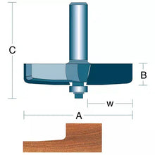 Load image into Gallery viewer, Roman Carbide DC1399 - 2-5/8&quot; 5° Face Cut Panel 1/2&quot; Shank