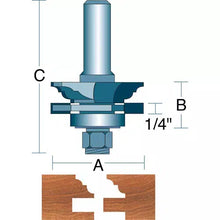 Load image into Gallery viewer, Roman Carbide DC1654 - Reversible Stile &amp; Rail Set Classical 1/2&quot; Shank