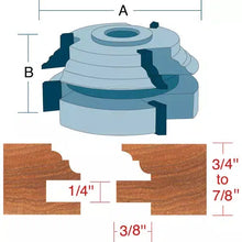 Load image into Gallery viewer, Roman Carbide DC2163 - Stile &amp; Rail Cabinet Set Bead &amp; Cove 3/4&quot; Bore