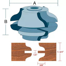 Load image into Gallery viewer, Roman Carbide DC2171 - Stile &amp; Rail Ogee Set for Entry Door 3/4&quot; Bore