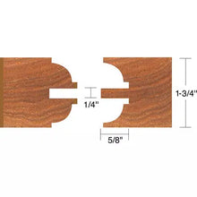 Load image into Gallery viewer, Roman Carbide DC2175 - Stile &amp; Rail Quarter Bead Set for Entry Door 3/4&quot; Bore