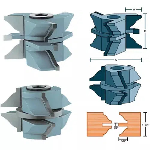 Roman Carbide DC2189 - Stile & Rail Roman Ogee Set for Entry Door 1-1/4