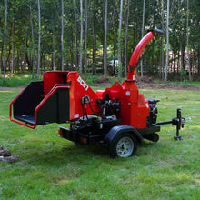 Load image into Gallery viewer, MechMaxx 25hp 750cc Twin Cylinder ZONSEN Petrol Engine 7" Hydraulic Feeding Commerical Wood Chipper, DCH7