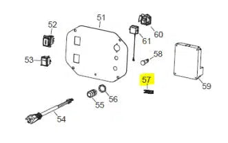 Veloci Heater Replacement Ground terminal board