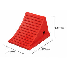 Load image into Gallery viewer, General-Purpose Utility Wheel Chock, Roped Pair, 30,000 lbs Load Capacity, 27-35 in. Tires — image 3 of 5