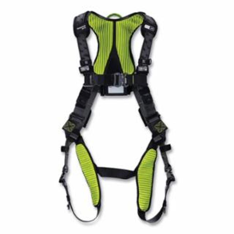 Honeywell Miller H700 Full Body Harness, Back/Front/Side D-Rings, Univ