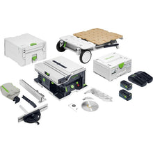 Load image into Gallery viewer, Festool Cordless Table Saw w/ Underframe and Energy Set CSC SYS 50 EBI-Set 577383