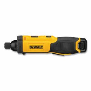 DeWalt 8V MAX* Gyroscopic Inline Screwdriver, 430 RPM, Charger, Battery, Kit Bag 
1 EA / EA