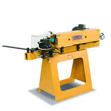 Load image into Gallery viewer, Baileigh Industrial - 220V 1Phase 3HP Abrasive Belt Notcher, 4&quot; Belt Width, Will Notch 3/4&quot; to 2&quot; OD