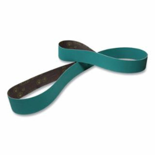 3M Cloth Belts 577F, 2 1/2 in X 60 in, 80, Alumina Zirconia single