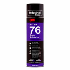 3M Hi-Tack 76 Spray Adhesives, 24 oz Tube, Clear/Amber 12 CAN / CA