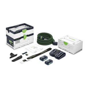 Festool Cordless Dust Extractor Set CTC SYS I HEPA-PLUS US 577390