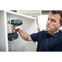Load image into Gallery viewer, Festool Cordless Drill T 18 Set w/ 4.0Ah Battery Kit 577608