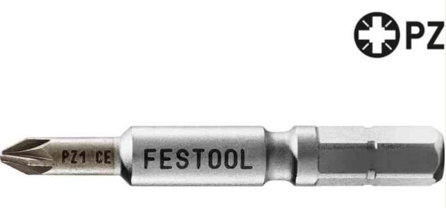 Festool Centrotec Pozidrive Driver Bit 1-50 mm, 2-Pack 205069