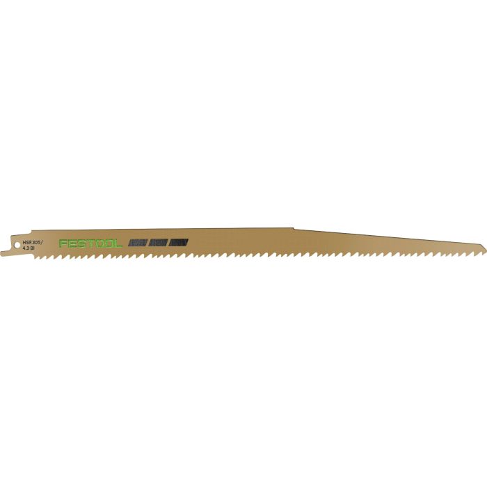Festool Wood Universal 12 in. Reciprocating Saw Blade HSR 305/4.3 bi, 5-Pack 577488
