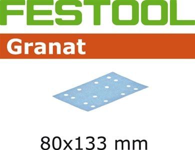 Festool Granat 80 x 133 mm 150G Abrasive Sheet STF 80x133, 100-Pack 497121