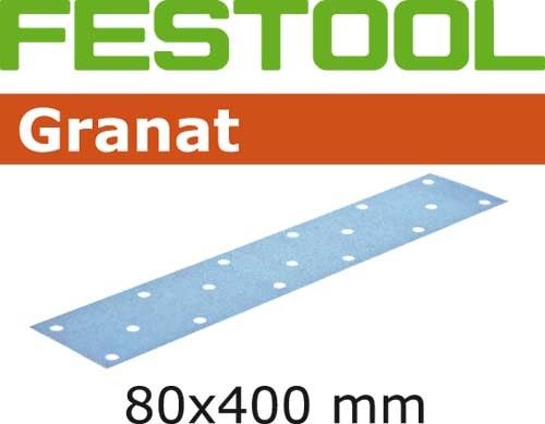 Festool Granat P40 Grit Abrasives for LRS 400 Sander,-Pack of 50 497157