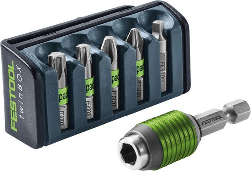 Festool 5-Piece Impact Bit Set w/ Lockable Holder for TID 18 204384