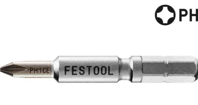 Festool Centrotec Philips Driver Bit 1-50 mm, 2-Pack 205073