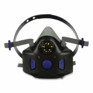 3M Secure Click™ Half Facepiece Reusable Respirator, Small, Gas/Vapor, with Speaking Diaphragm, Silicone/Nylon 10 EA / CA