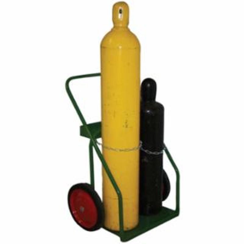 Saf-T-Cart 800 Series Cart, Holds 2 Cylinders, 6-1/2 to 9-1/2 in dia,