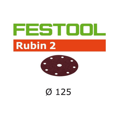 Festool Rubin 2 5 in. 80G Sanding Disc STF D125/8, 10-Pack 499103
