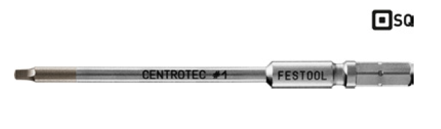 Festool Centrotec Square Driver Bit 1-100 mm, 2-Pack 205091