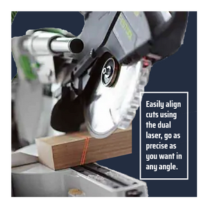 Festool 575306 KAPEX Sliding Compound Miter Saw KS 120 REB