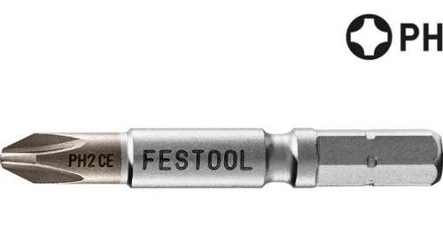 Festool Centrotec Philips Driver Bit 2-50 mm, 2-Pack 205074