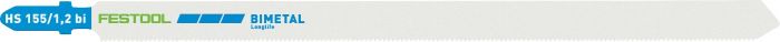 Festool Metal-Cutting 6 in. Jigsaw Blade HS 155/1.2 bi, 5-Pack 204337