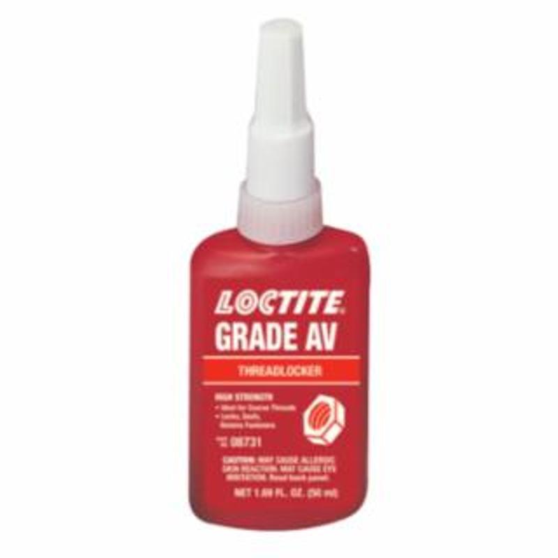 Loctite 087™ Grade AV Threadlocker, 50 mL, 1 in Thread, Red